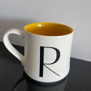 R Letter Mug